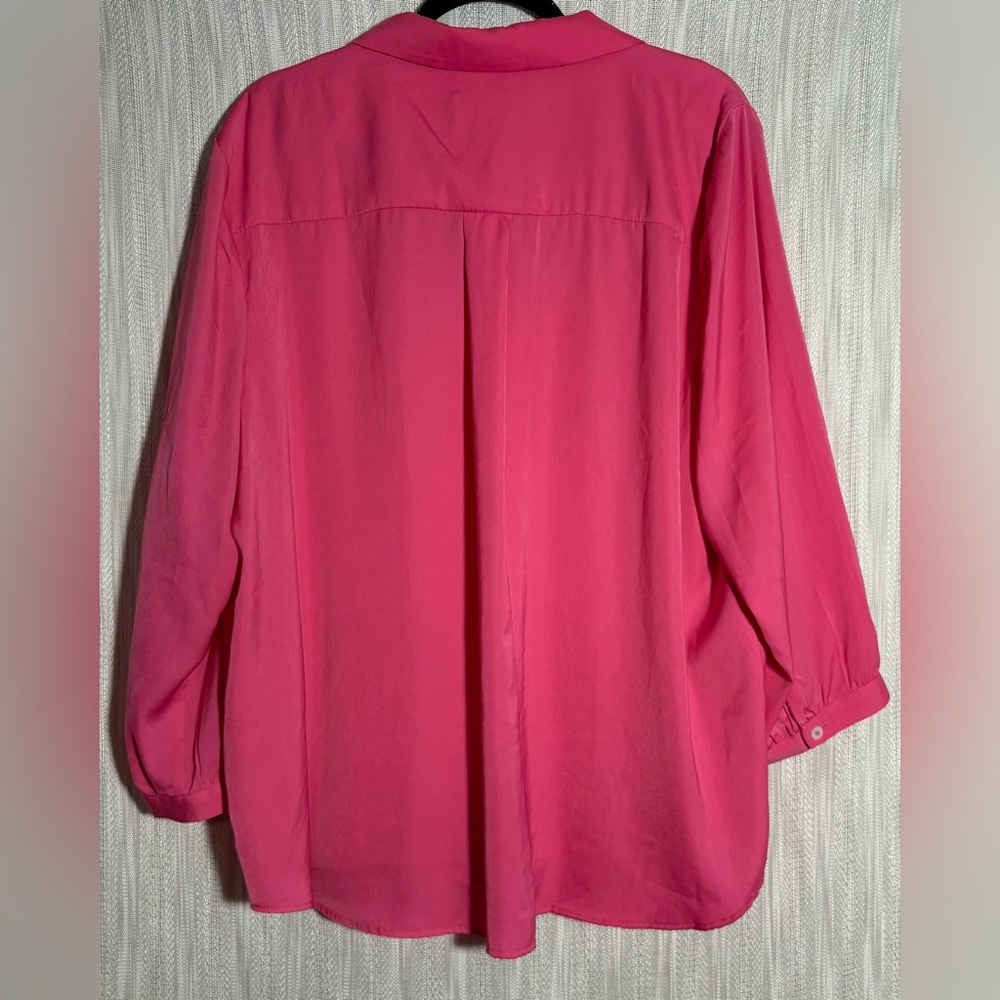 Vince Camuto Vibrant Pink Blouse - Picture 3 of 3